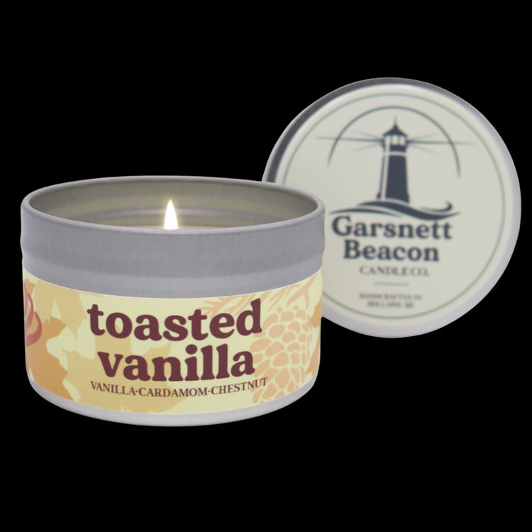 Toasted Vanilla Candle - Vanilla, Cardamom, Chestnut Scent