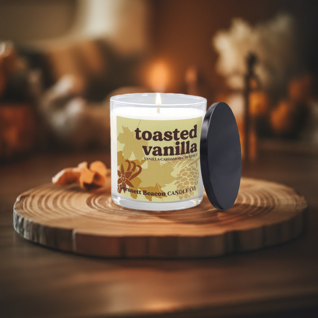 Toasted Vanilla Candle - Vanilla, Cardamom, Chestnut Scent