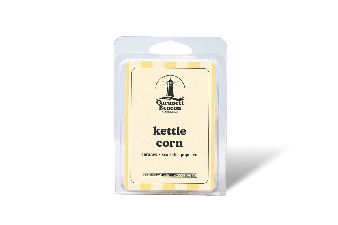 Kettle Corn Wax Melts - Caramel, Sea Salt, Popcorn Scent