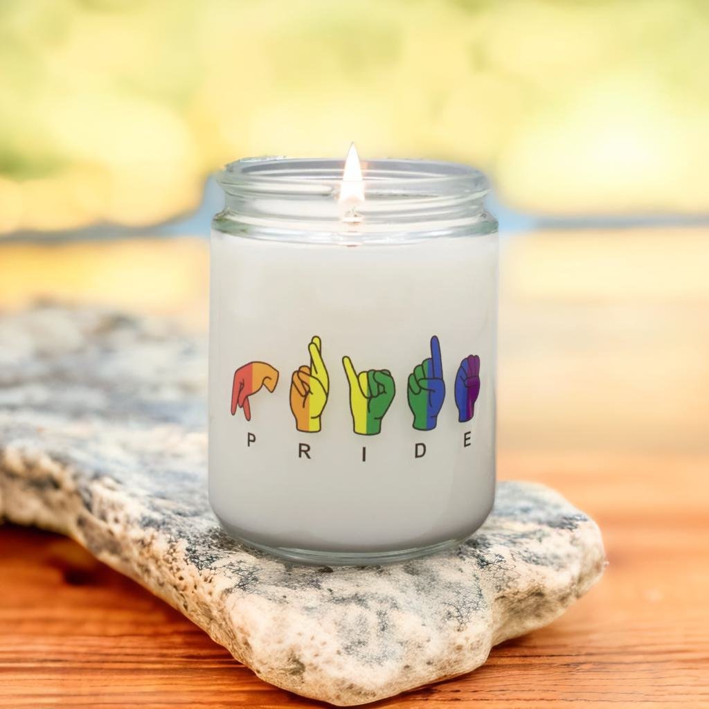 American Sign Language (ASL) Pride - Scented Candle