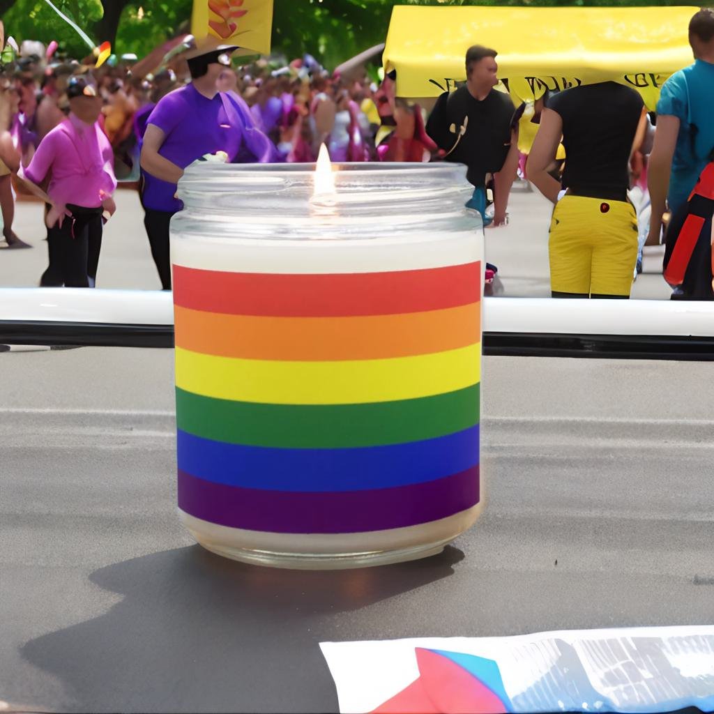 Gay Pride Flag - Scented Candle