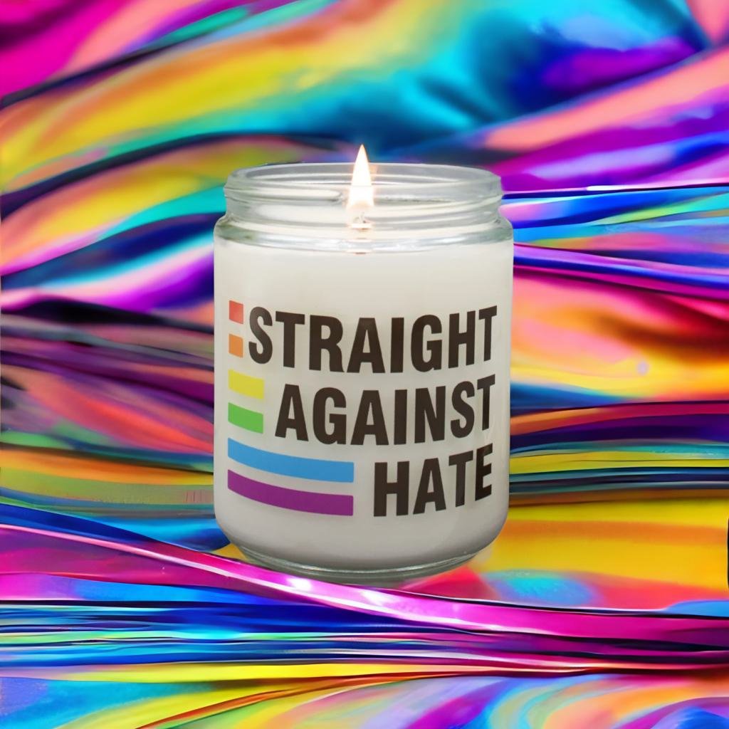 Straight Against Hate - Scented Candle