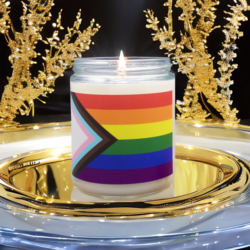 Progress Pride Flag - Scented Candle