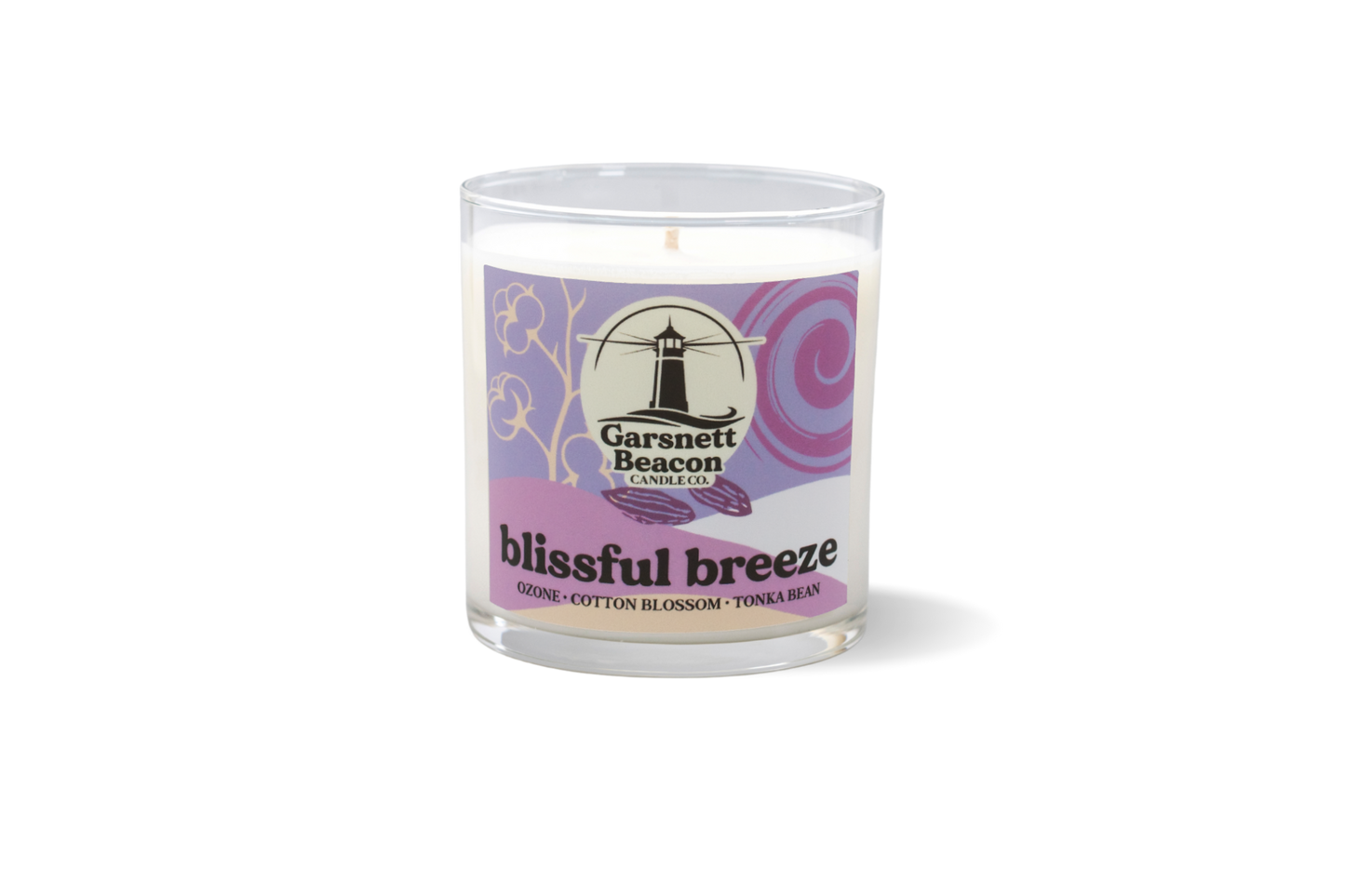 Blissful Breeze Glass Candle