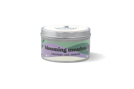 Blooming Meadow Tin Candle