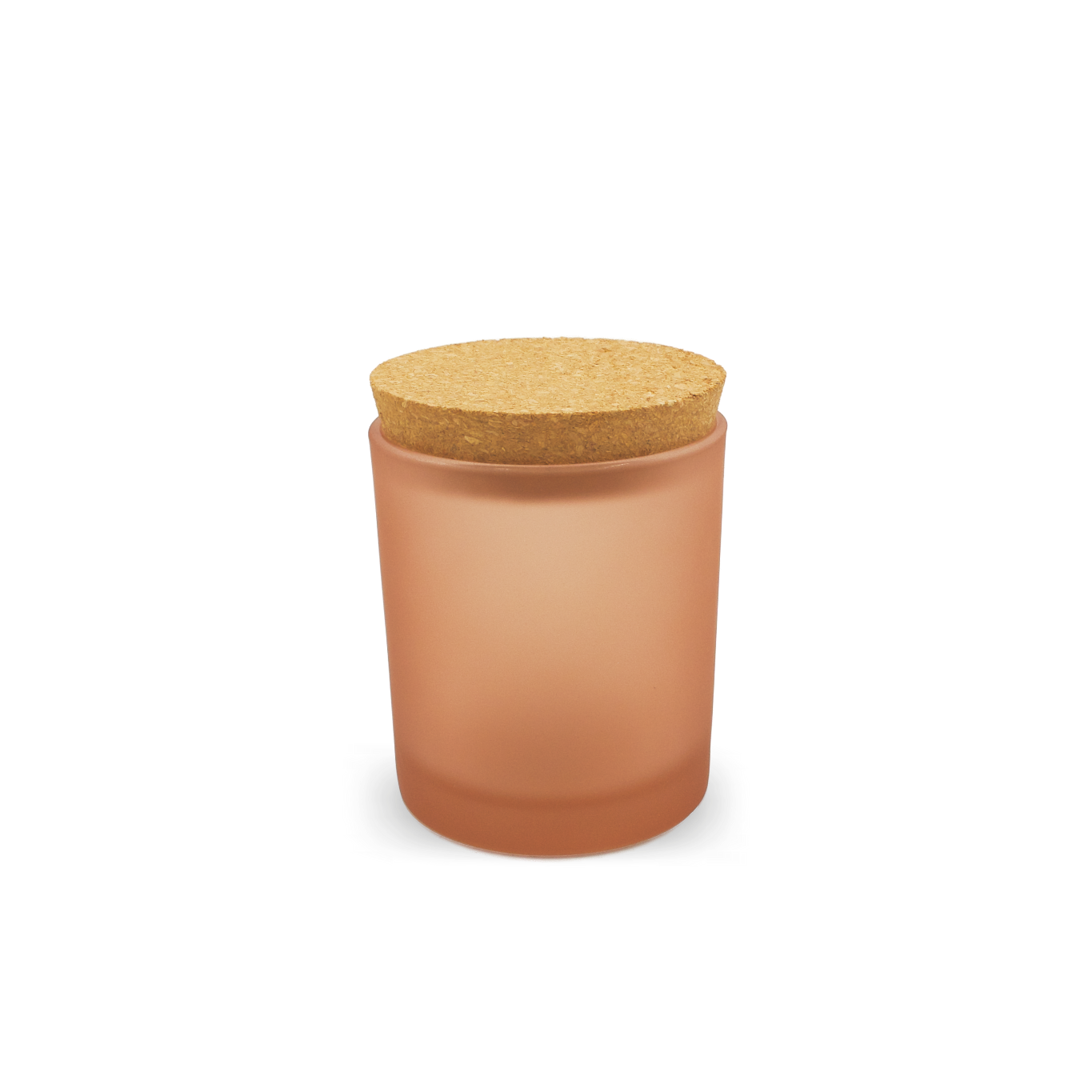 Frosted Glass -  Blush w/ Lid (7oz.)