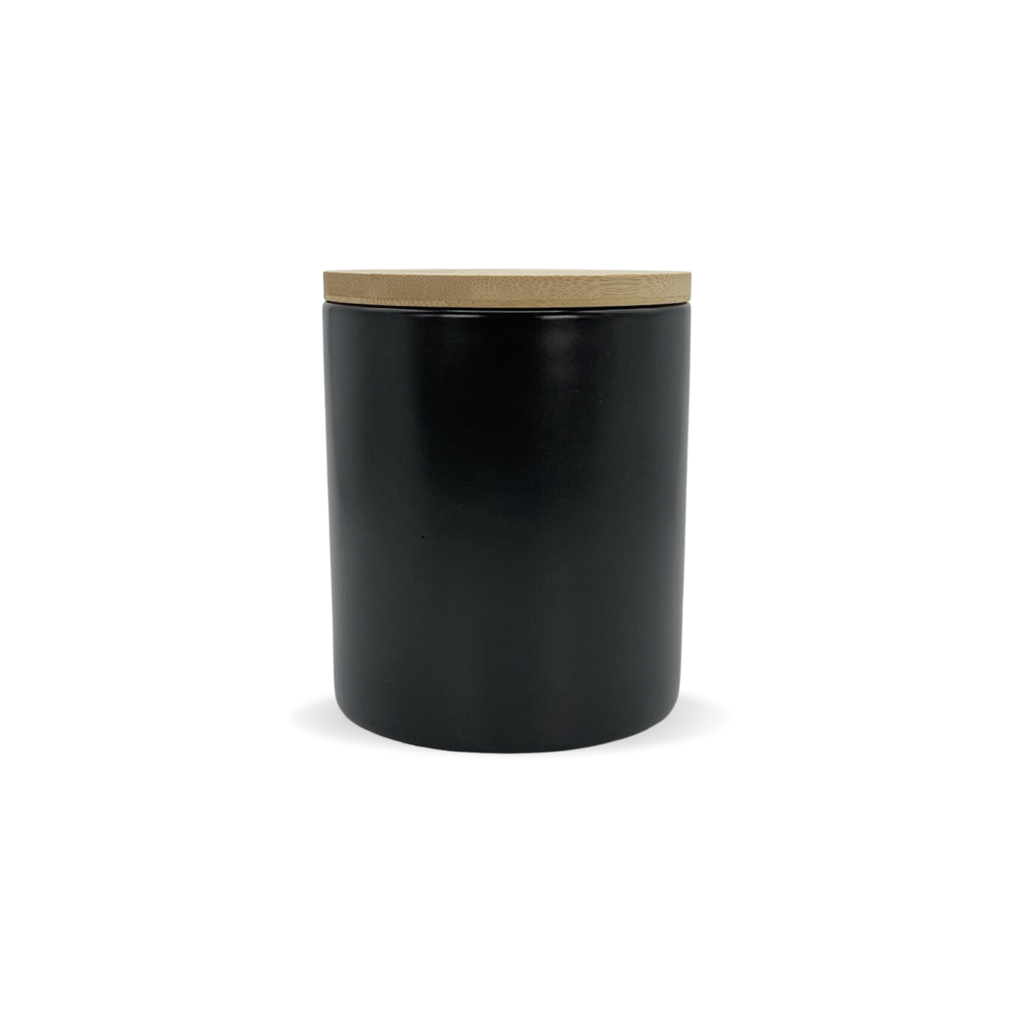 Modern Ceramic w/ Lid - Black (12oz)