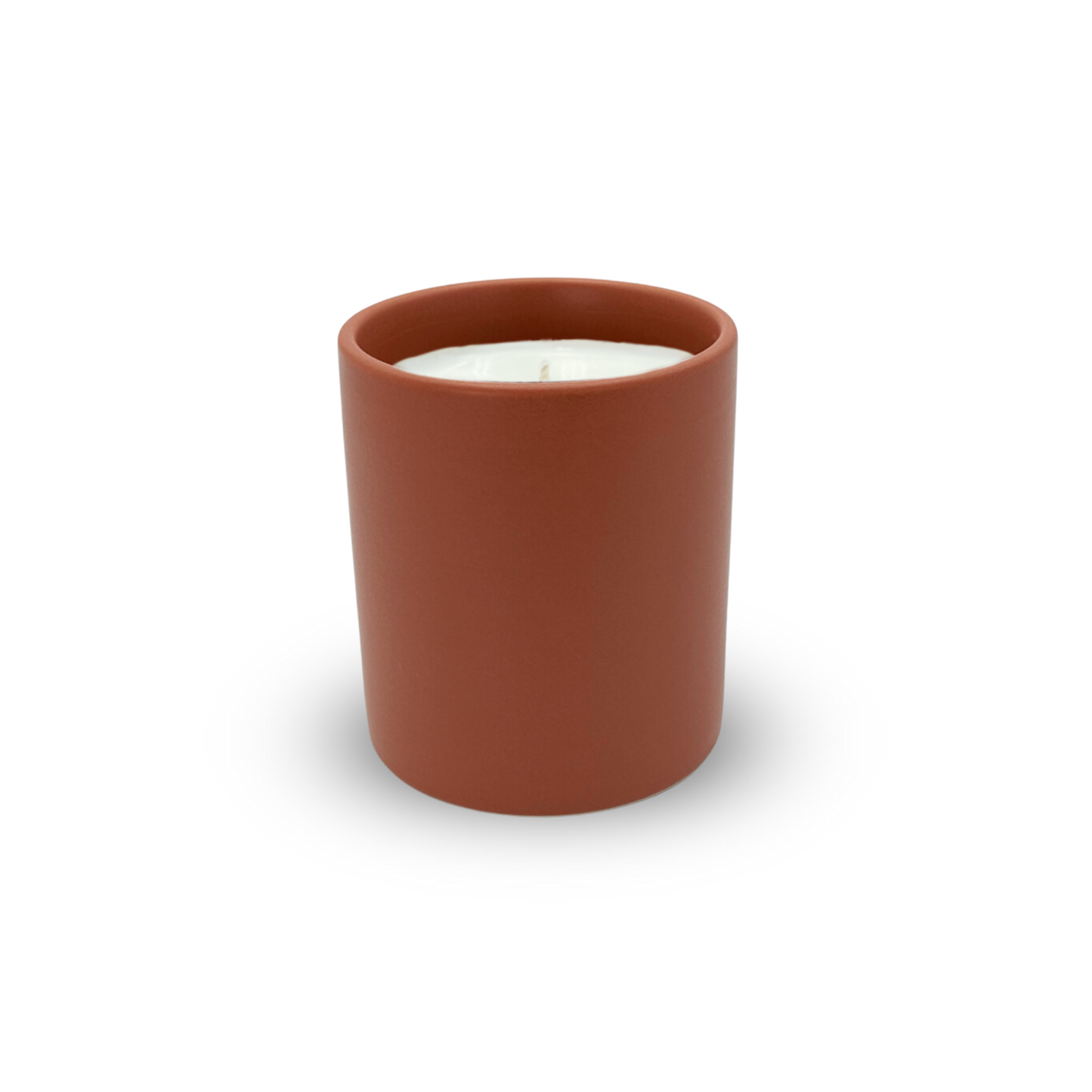 Modern Ceramic w/ Lid - Burnt Sienna (12oz)