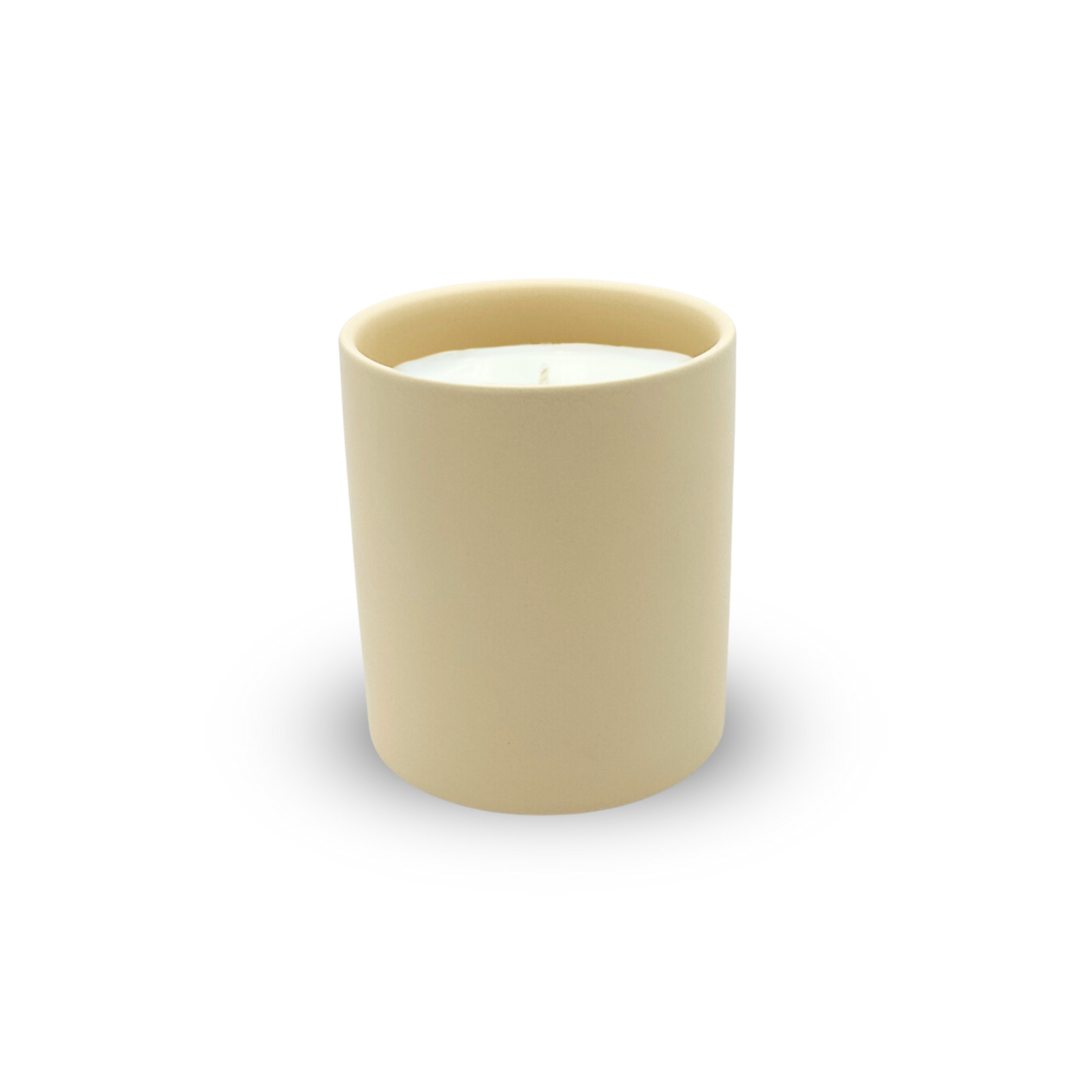Modern Ceramic w/ Lid - Buttercream (12oz)