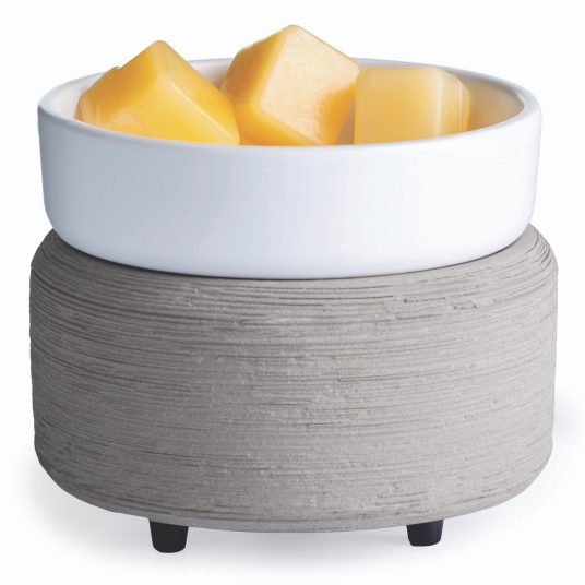 Gray Texture 2-In-1 Classic Fragrance Warmer