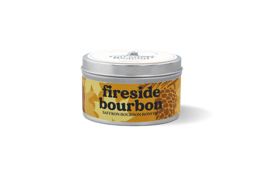 Fireside Bourbon™ Tin Candle