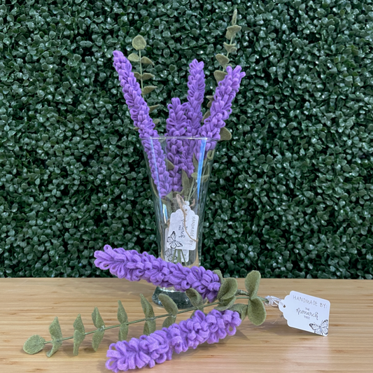 Felt Flowers - Eucalyptus and Lavender