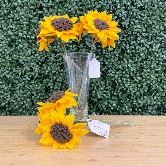 Felt Flowers - Sunflowers