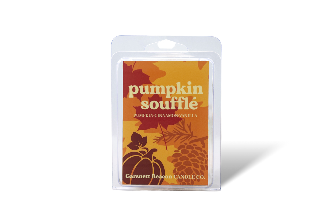 Pumpkin Soufflé Wax Melts - Pumpkin, Cinnamon, Vanilla Scent