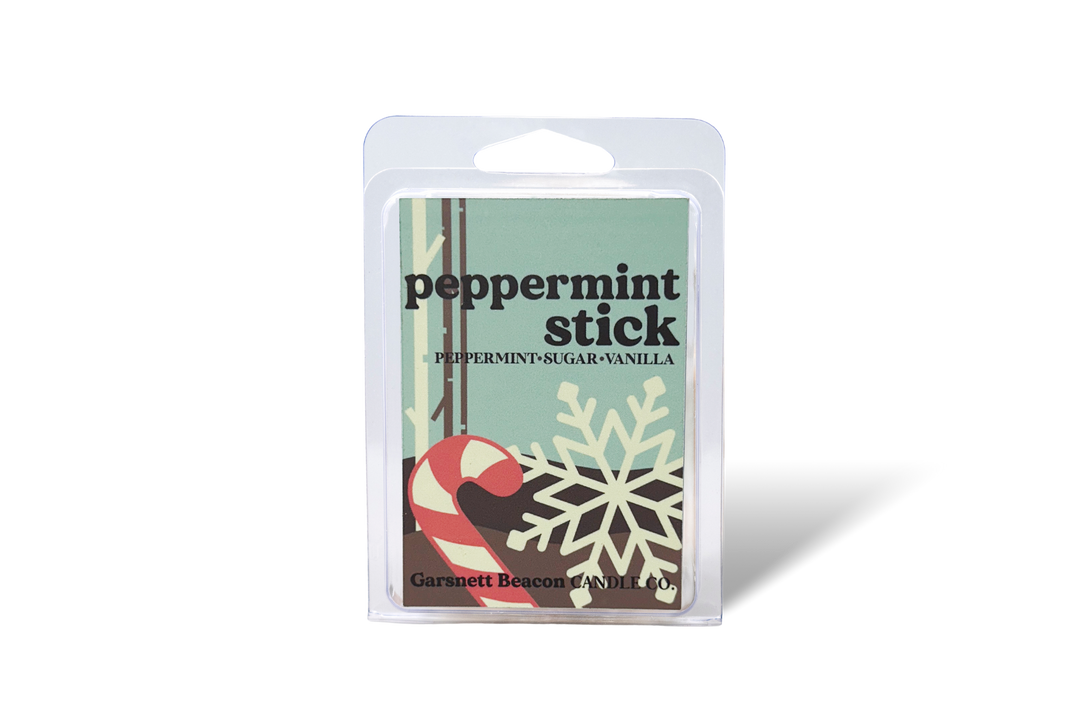 Peppermint Stick Wax Melts - Peppermint, Sugar, Vanilla Scent