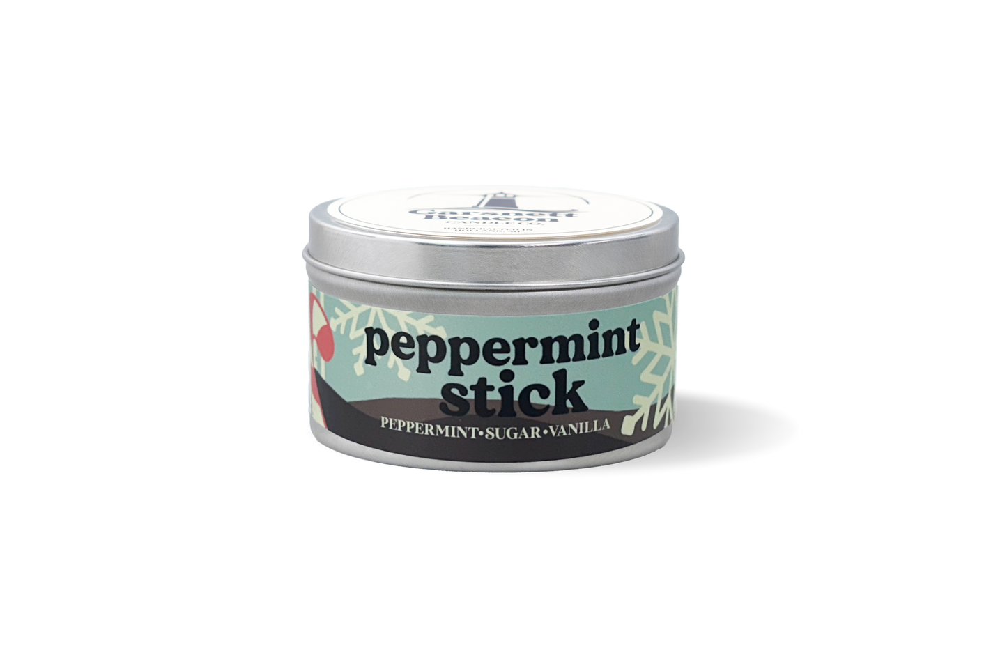 Peppermint Stick Tin Candle