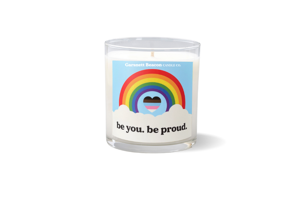 Be You. Be Proud. LGBTQ+ Candle - Citrus, Orange Peel Scent