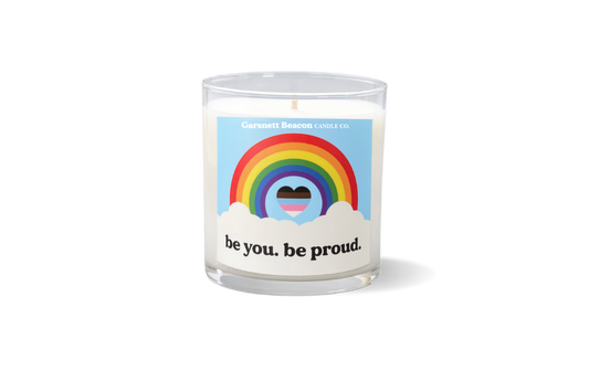 Be You. Be Proud.™ Glass Candle