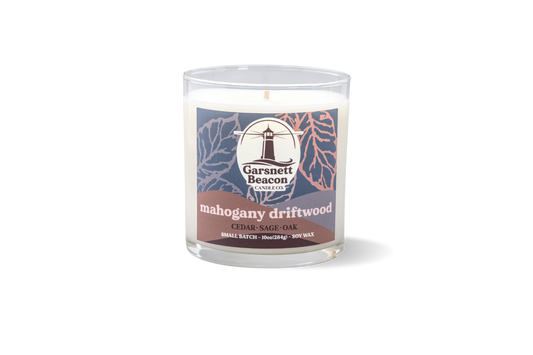 Mahogany Driftwood™ Glass Candle