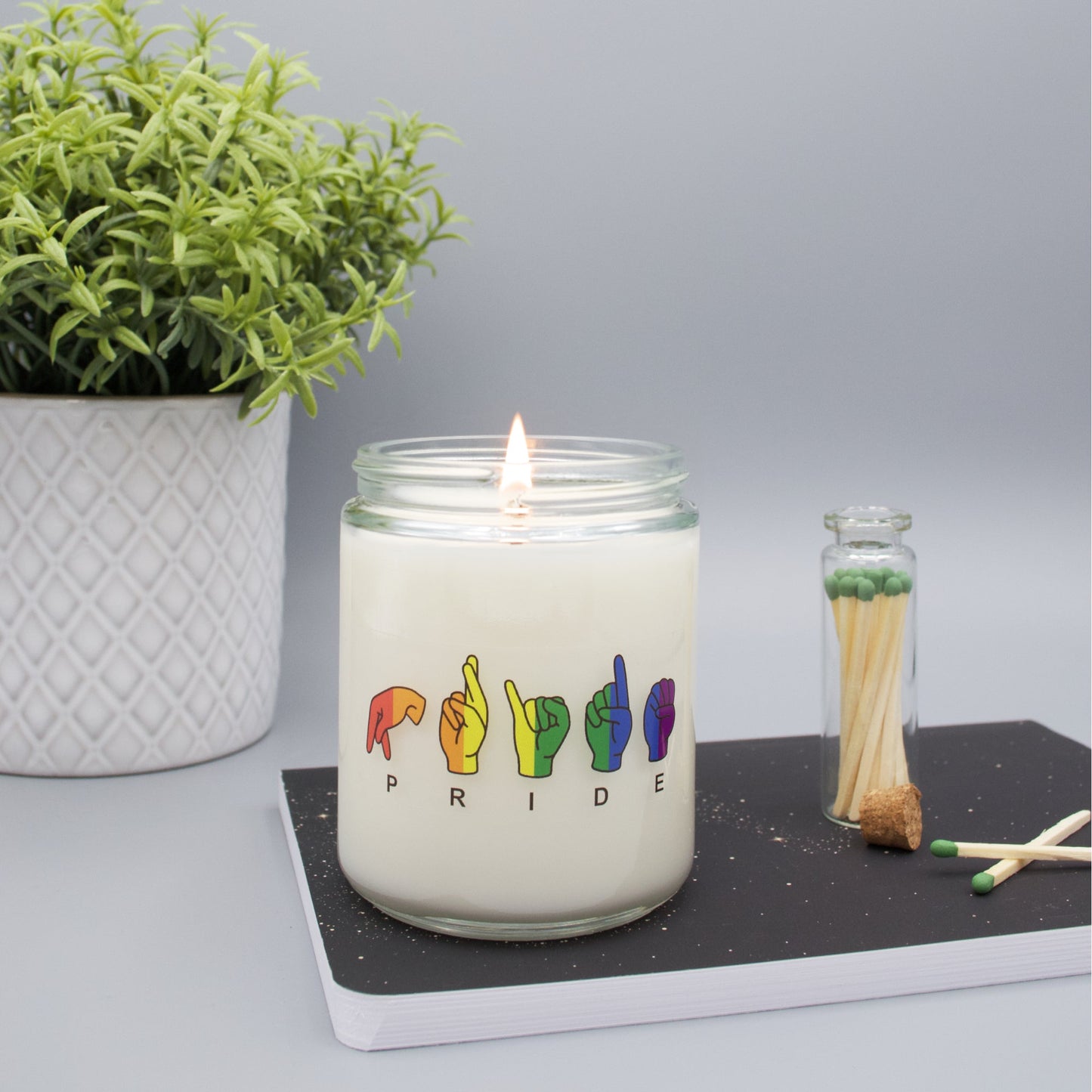 American Sign Language (ASL) Pride - Scented Candle
