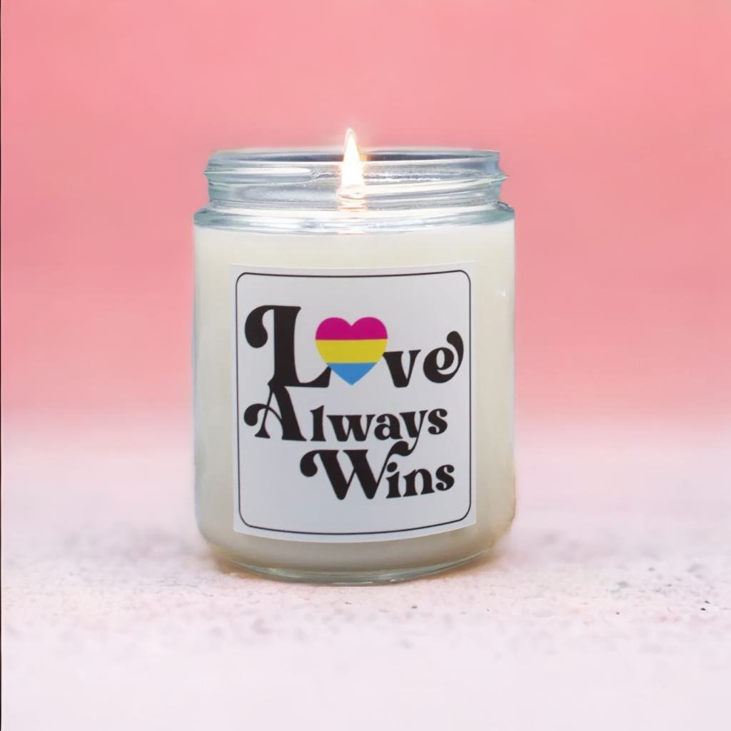 Love Always Wins - Pansexual - Scented Candle