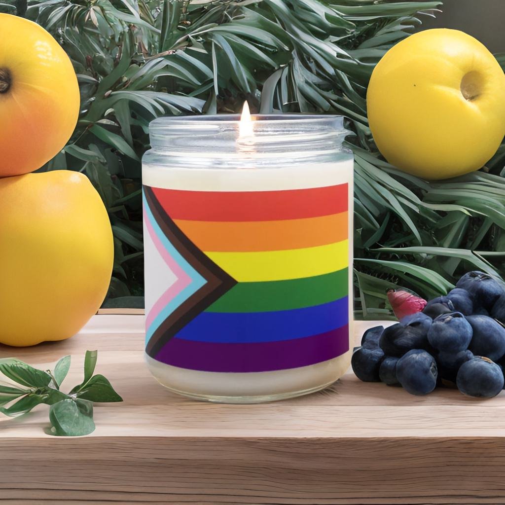 Progress Pride Flag - Scented Candle