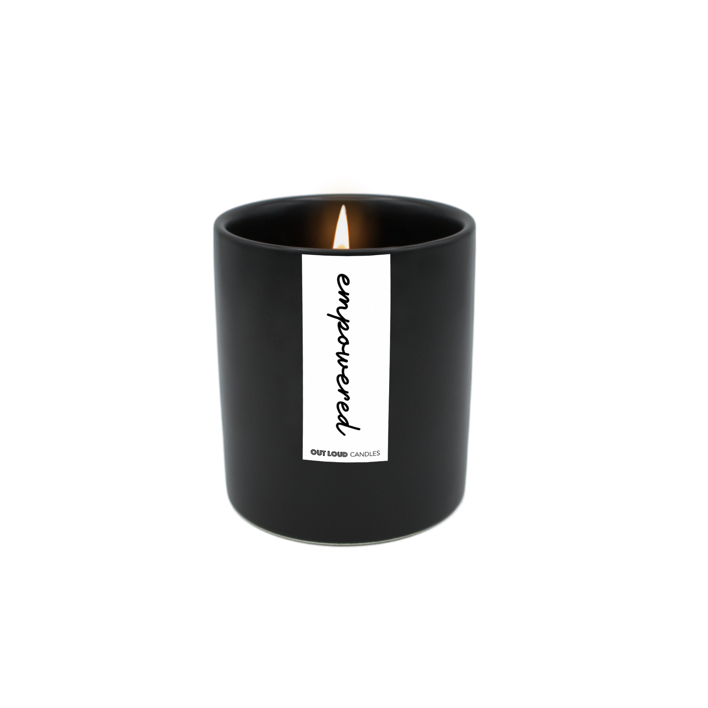 Empowered Glass Candle