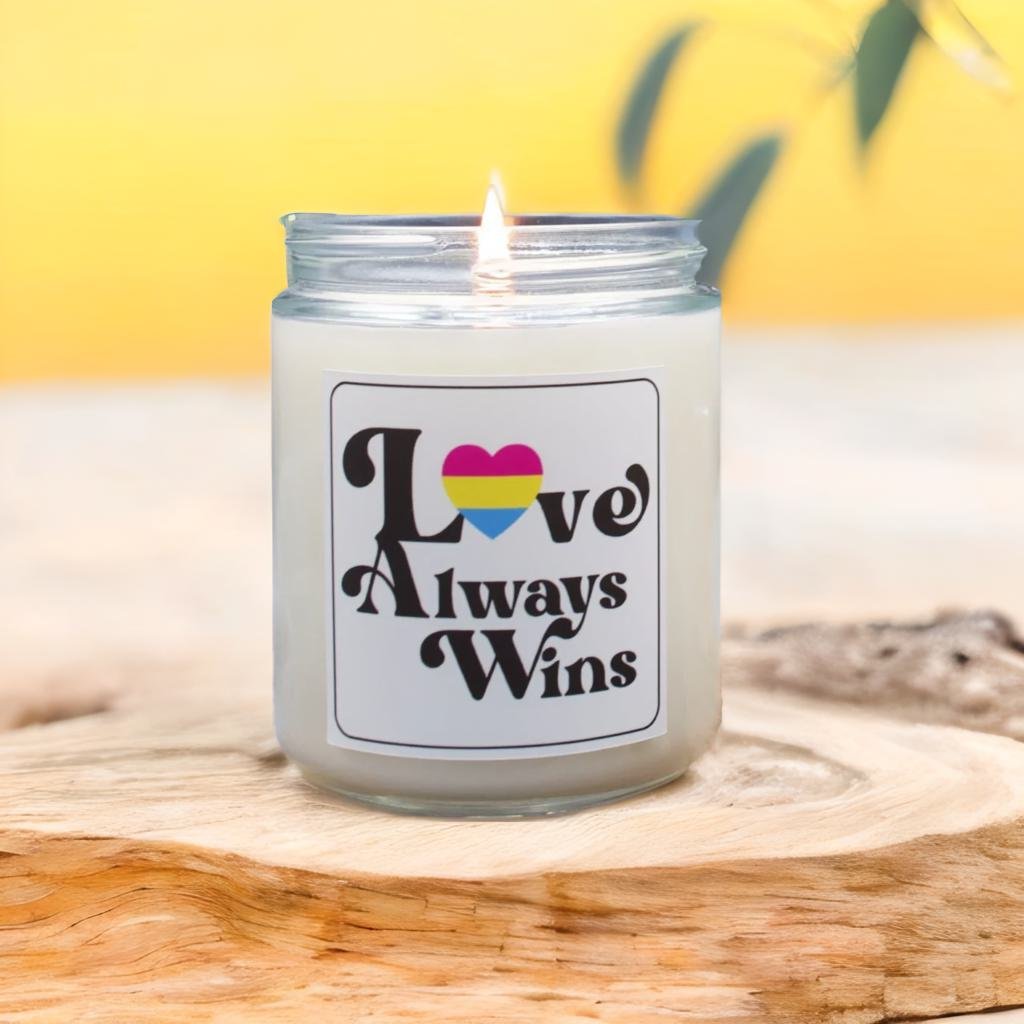 Love Always Wins - Pansexual - Scented Candle