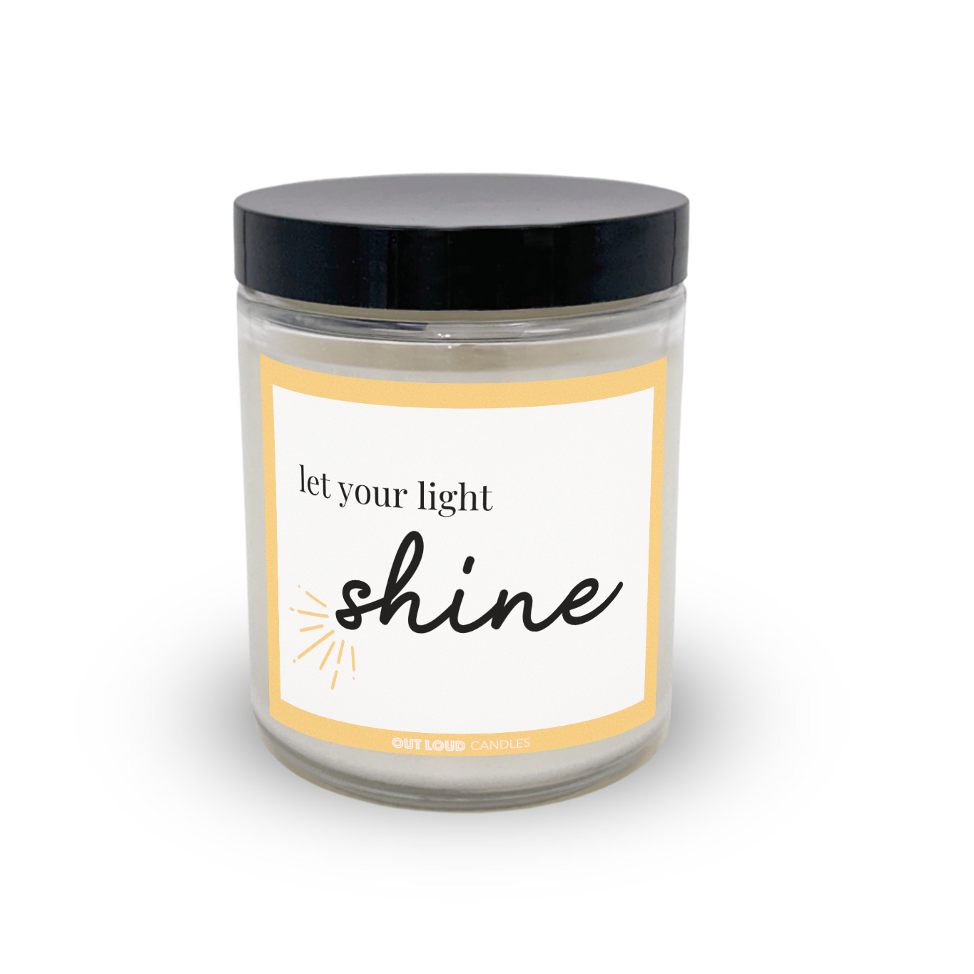 Let Your Light Shine Candle