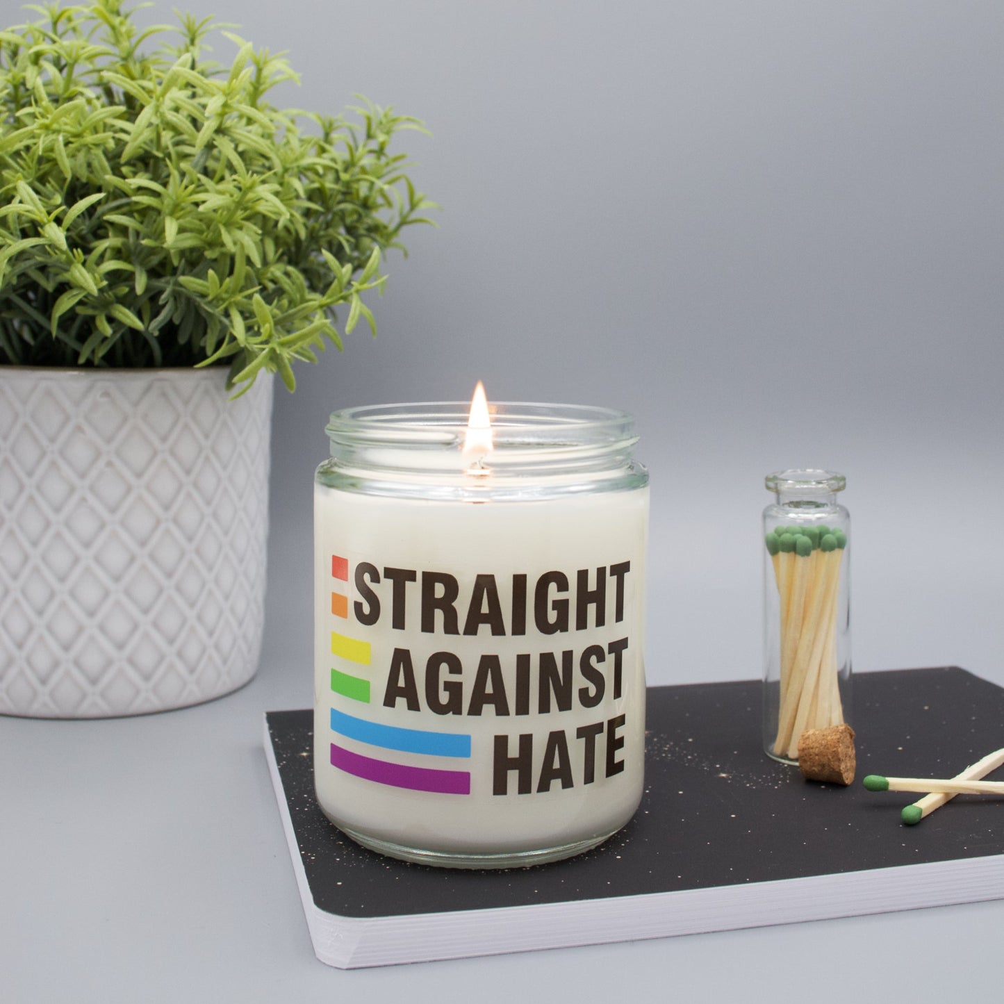Straight Against Hate - Scented Candle